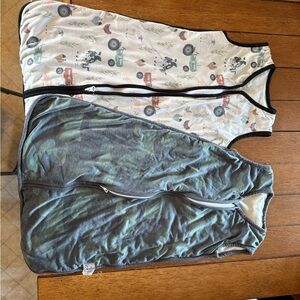 Copper Pearl Baby 0-6M Sleep Sacks - Tractor and Camouflage
